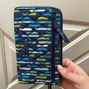 Blue Green Vera Bradley wallet